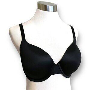 Victorias Secret 36D Wear Everywhere Tshirt Bra Lightly Lined Black Underwire